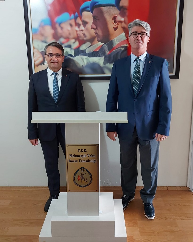 Kaymakamımız Türk Silahlı Kuvvetleri Mehmetçik Vakfı Bursa Temsilciliğini Ziyaret Etti